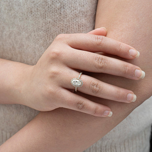 Enchanted Oval Diamond Ring