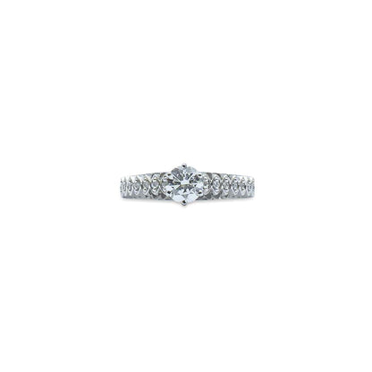 Radiant Heritage Solitaire Ring
