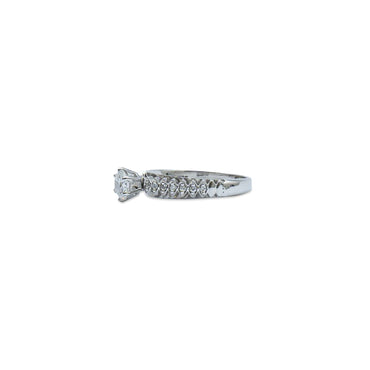 Radiant Heritage Solitaire Ring