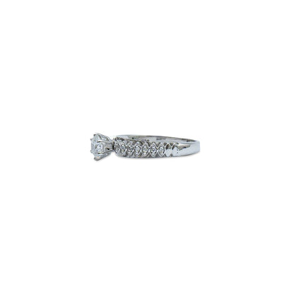 Radiant Heritage Solitaire Ring