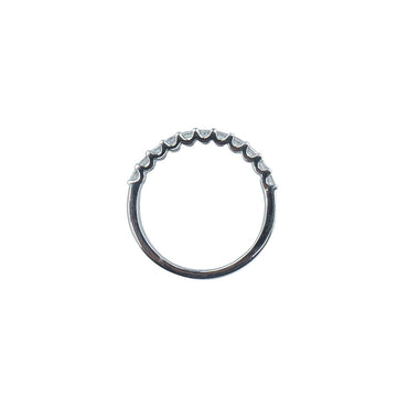 Princess cut Half-Eternity Diamond band