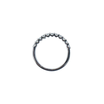 Princess cut Half-Eternity Diamond band