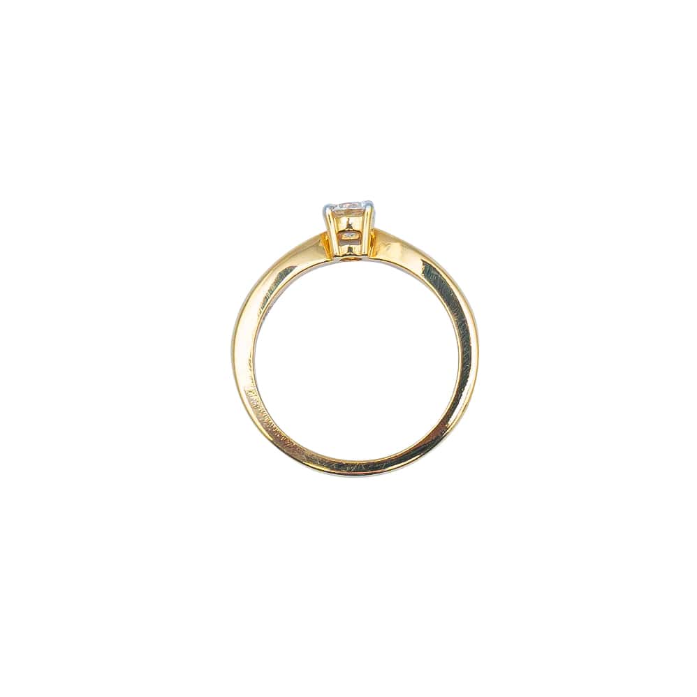 The classic round solitaire ring