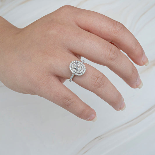 Oval Double Halo
