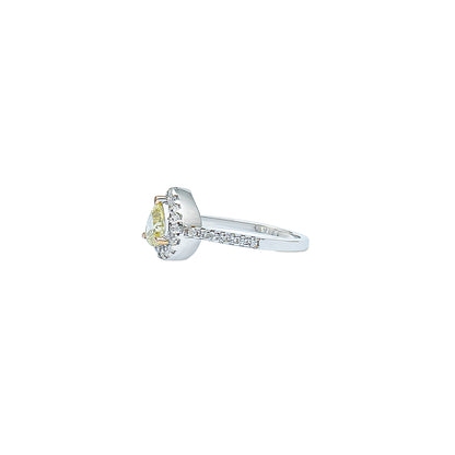 Fancy Intense Yellow Pear Diamond